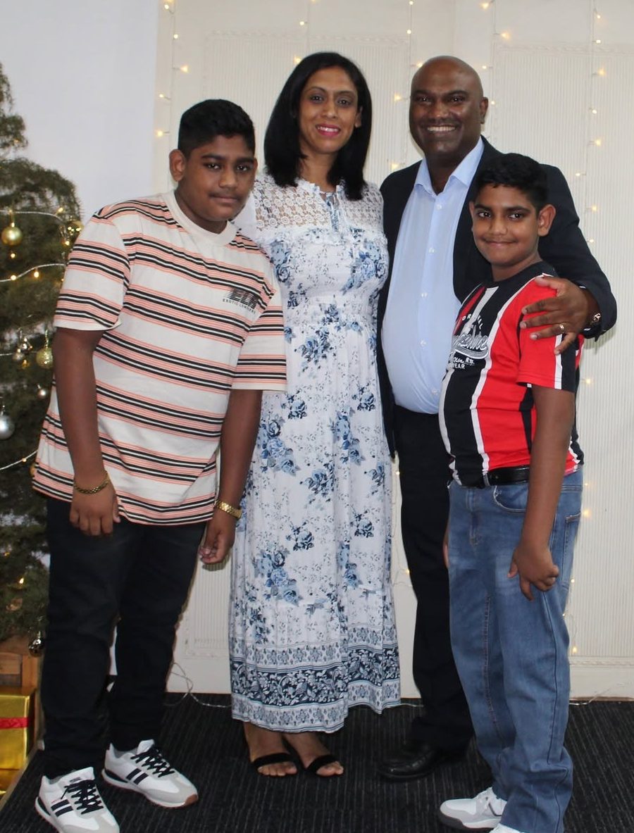Pastor Jonathan and Shanzel Kanni with their sons